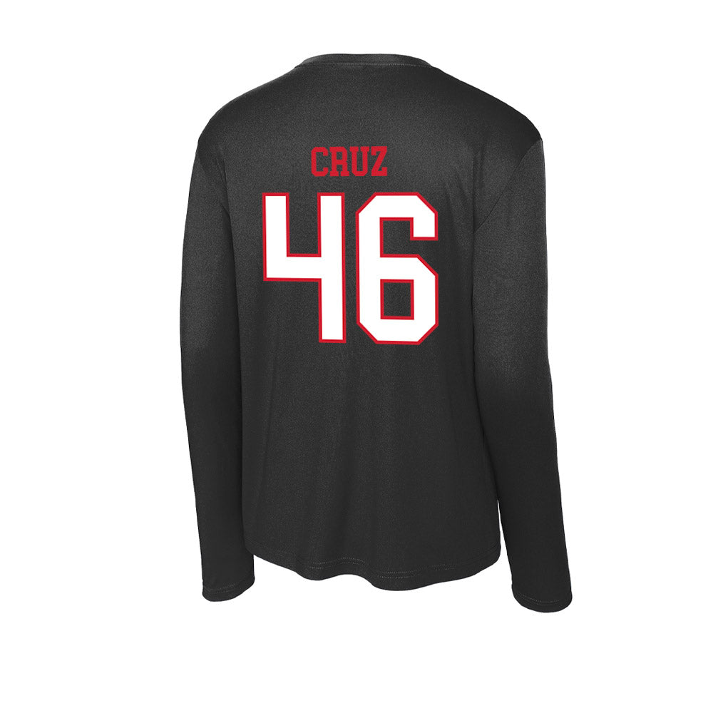 Northeastern - NCAA Baseball : Angel Cruz - Activewear Long Sleeve T-Shirt-1