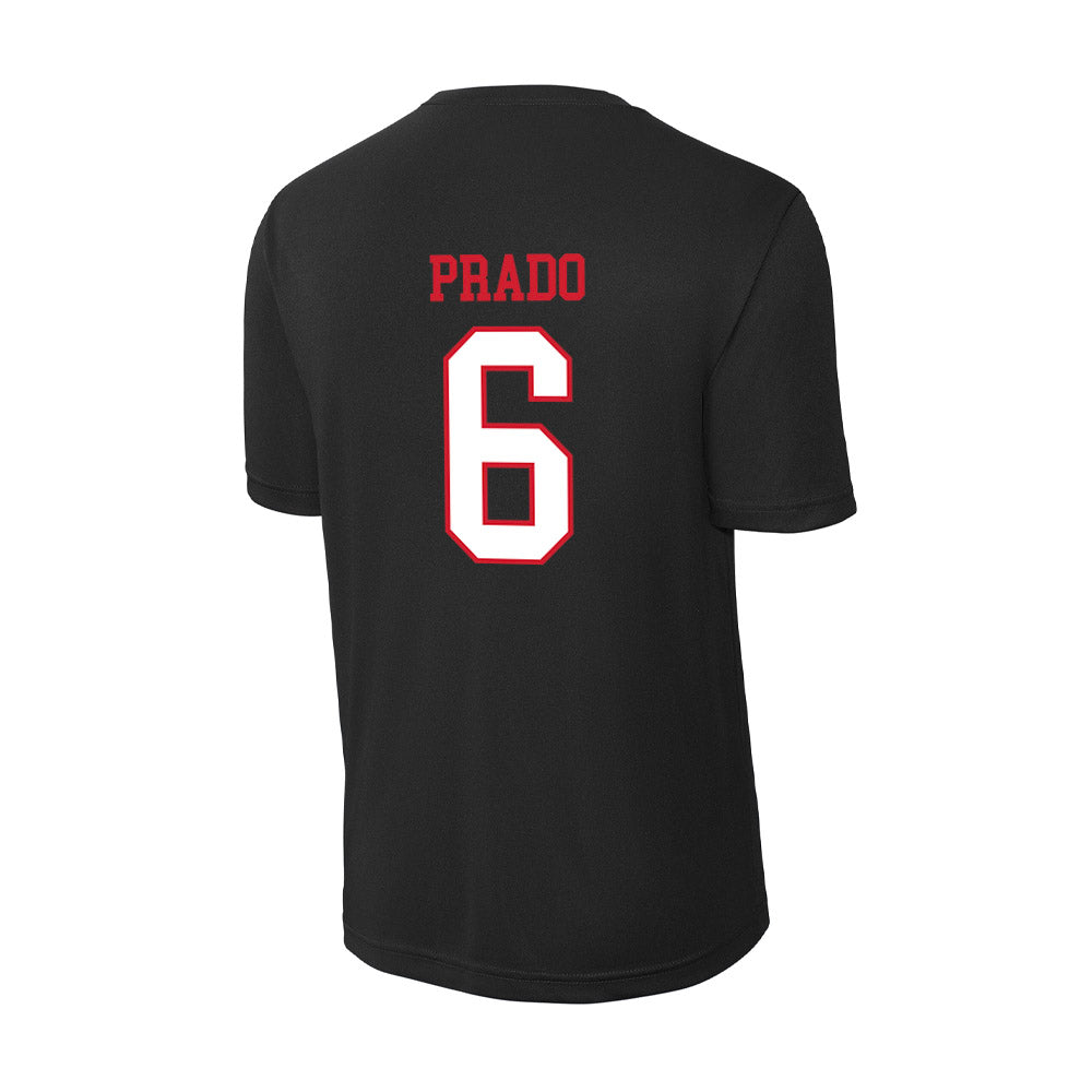Northeastern - NCAA Men's Soccer : Jaden Prado - Activewear T-Shirt-1