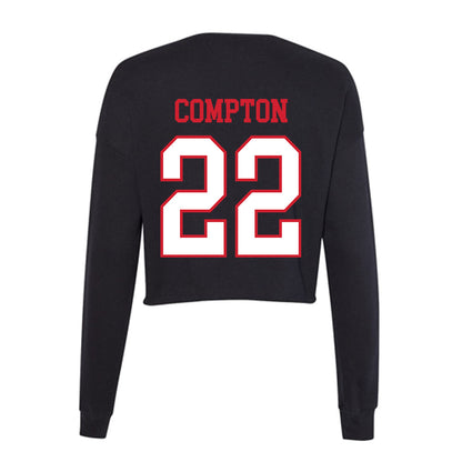 Northeastern - NCAA Women's Ice Hockey : Peyton Compton - Women's Cropped Crew Fleece-1