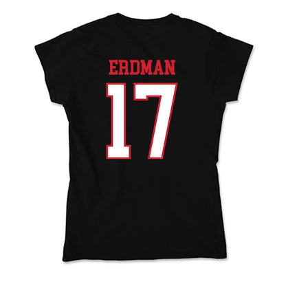Northeastern - NCAA Men's Ice Hockey : Griffin Erdman - Soft Style Women’s T-Shirt-1