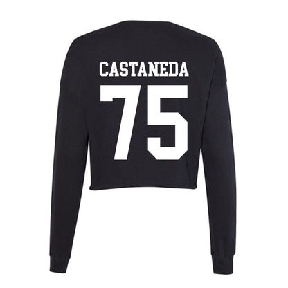 WTAMU - NCAA Football : Niko Castaneda - Women's Cropped Crew Fleece-1