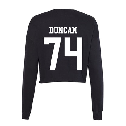 WTAMU - NCAA Football : Dalton Duncan - Women's Cropped Crew Fleece-1