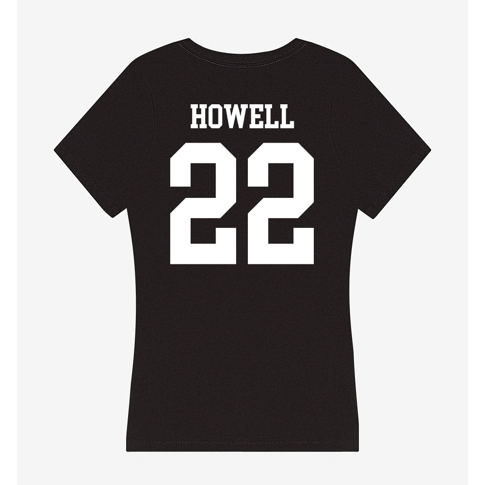 WTAMU - NCAA Softball : Abby Howell - Women's V-Neck T-Shirt-1