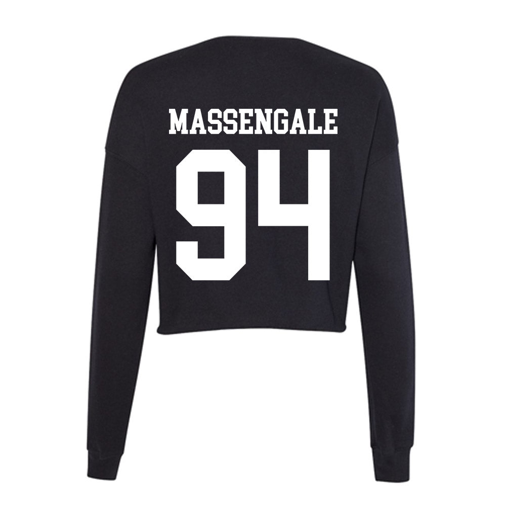 WTAMU - NCAA Football : Braeden Massengale - Women's Cropped Crew Fleece-1