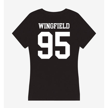 WTAMU - NCAA Football : Devin Wingfield - Women's V-Neck T-Shirt-1