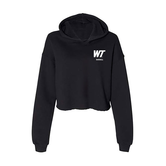 WTAMU - NCAA Baseball : Luis Reyes - Women's Crop Fleece Hoodie-0
