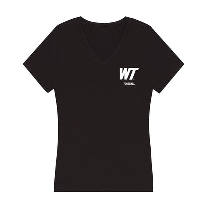 WTAMU - NCAA Football : Niko Castaneda - Women's V-Neck T-Shirt-0