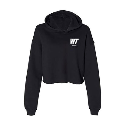 WTAMU - NCAA Football : Andrew Zamar - Women's Crop Fleece Hoodie-0