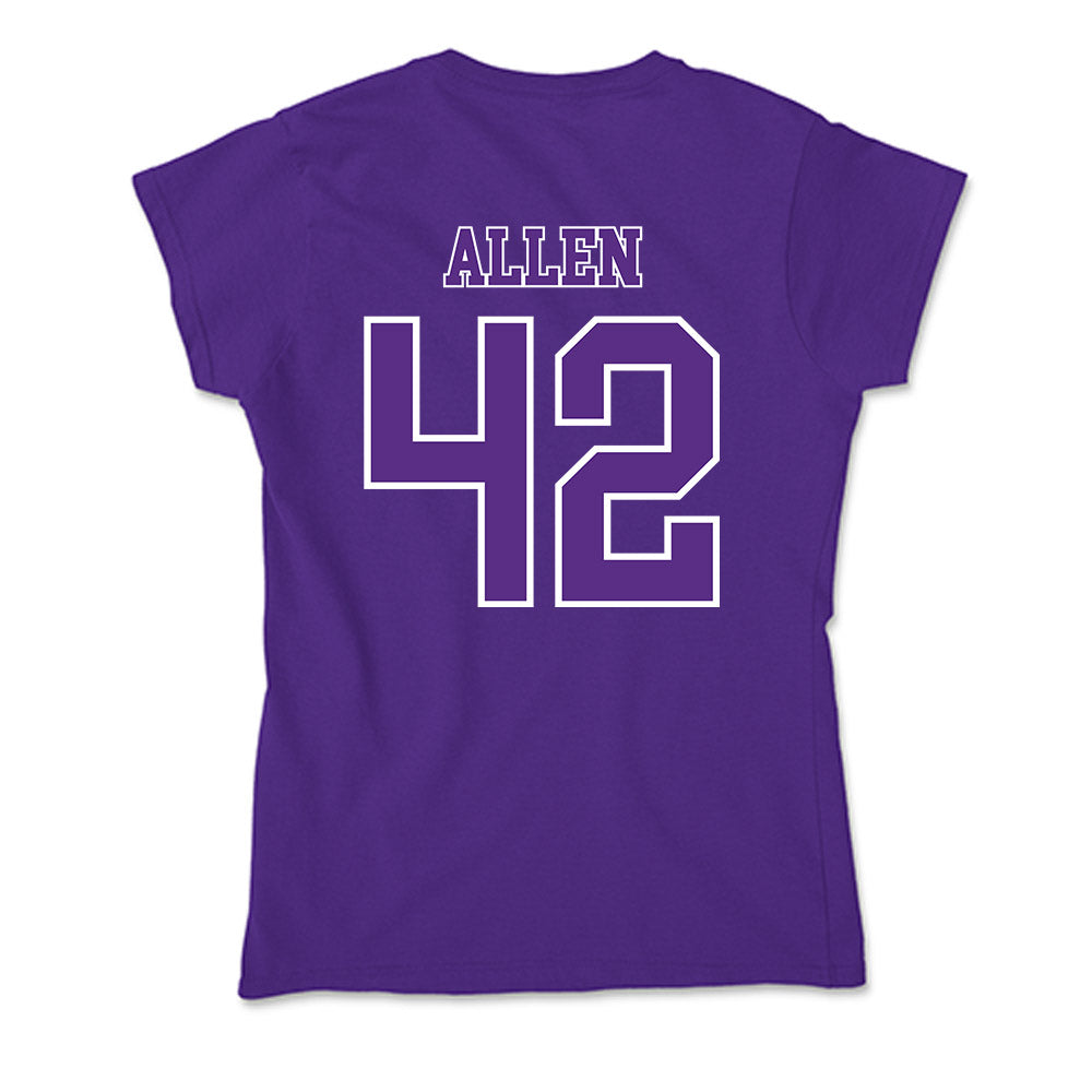 Central Arkansas - NCAA Baseball : Zeb Allen - Soft Style Women’s T-Shirt-1