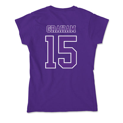 Central Arkansas - NCAA Softball : Kaitlyn Graham - Soft Style Women’s T-Shirt-1