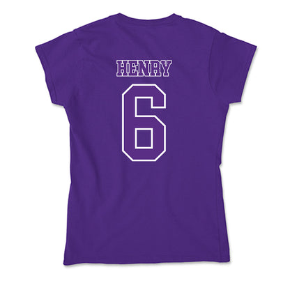 Central Arkansas - NCAA Football : Malachi Henry - Soft Style Women’s T-Shirt-1