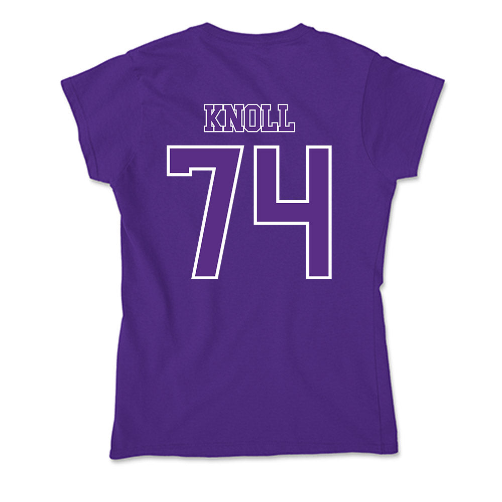 Central Arkansas - NCAA Football : Drayton Knoll - Soft Style Women’s T-Shirt-1
