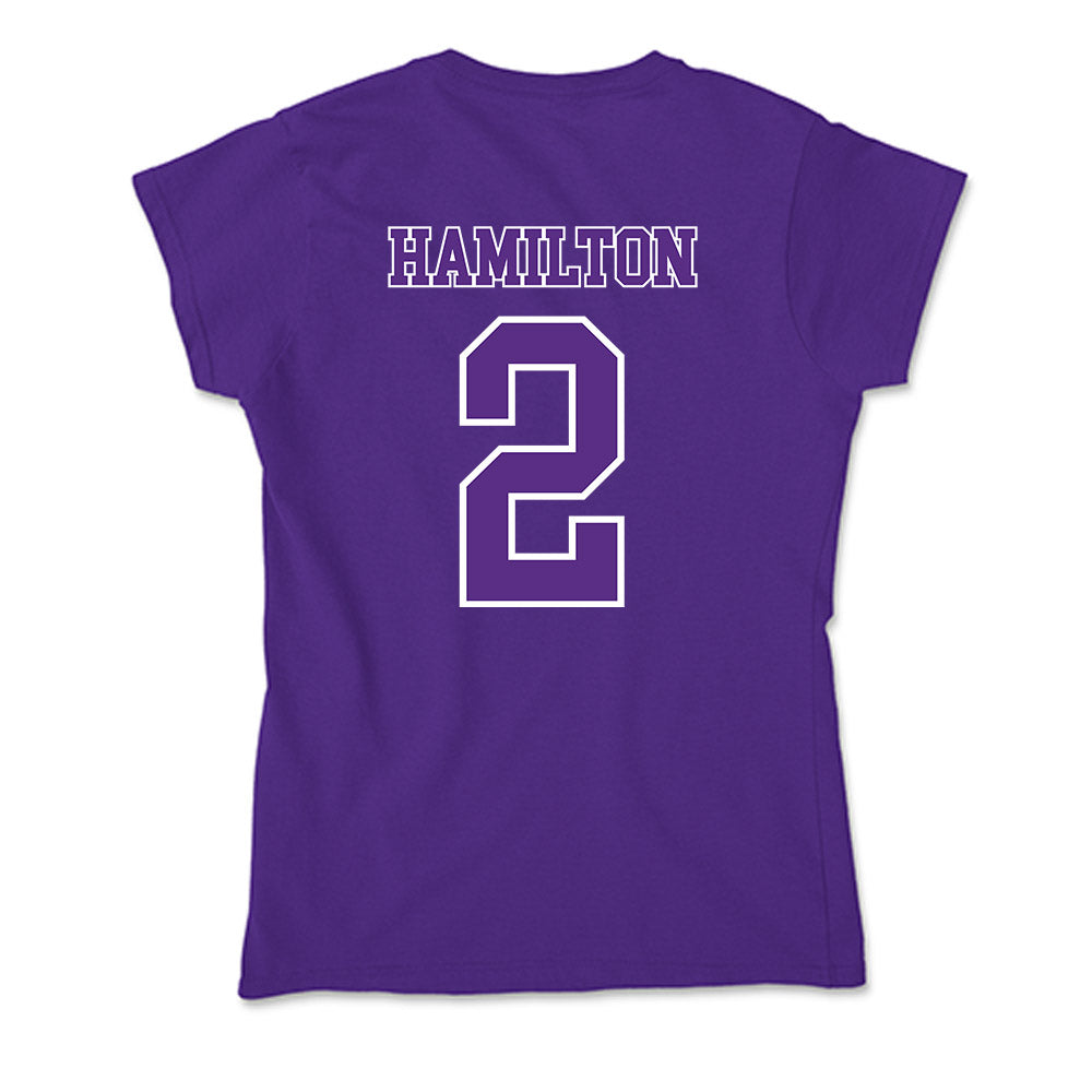 Central Arkansas - NCAA Women's Volleyball : Trinity Hamilton - Soft Style Women’s T-Shirt-1