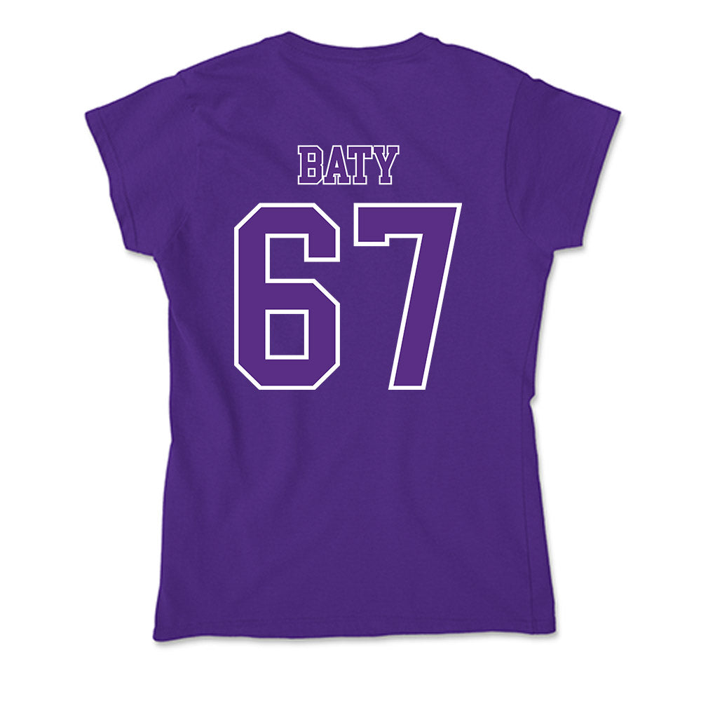 Central Arkansas - NCAA Football : Walker Baty - Soft Style Women’s T-Shirt-1