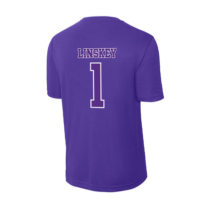 Central Arkansas - NCAA Beach Volleyball : Anna Linskey - Activewear T-Shirt-1