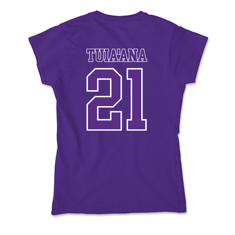 Central Arkansas - NCAA Women's Volleyball : Gabby Tuia'ana - Soft Style Women’s T-Shirt-1