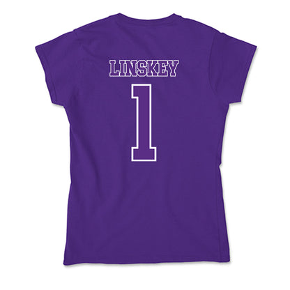Central Arkansas - NCAA Beach Volleyball : Anna Linskey - Soft Style Women’s T-Shirt-1