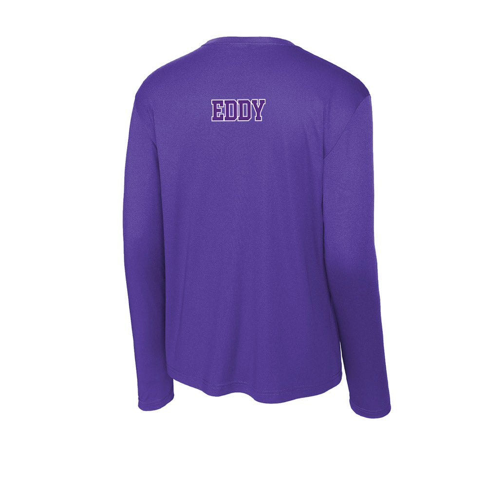 Central Arkansas - NCAA Men's Track & Field : Ethan Eddy - Activewear Long Sleeve T-Shirt-1