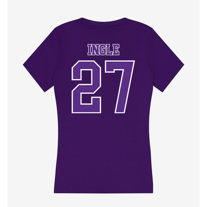 Central Arkansas - NCAA Baseball : Jaxson Ingle - Women's V-Neck T-Shirt-1