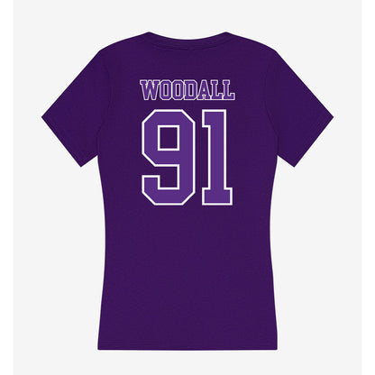 Central Arkansas - NCAA Football : JaBreal Woodall - Women's V-Neck T-Shirt-1