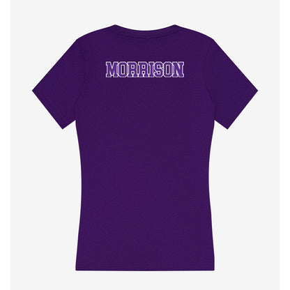 Central Arkansas - NCAA Women's Track & Field : Emily Morrison - Women's V-Neck T-Shirt-1