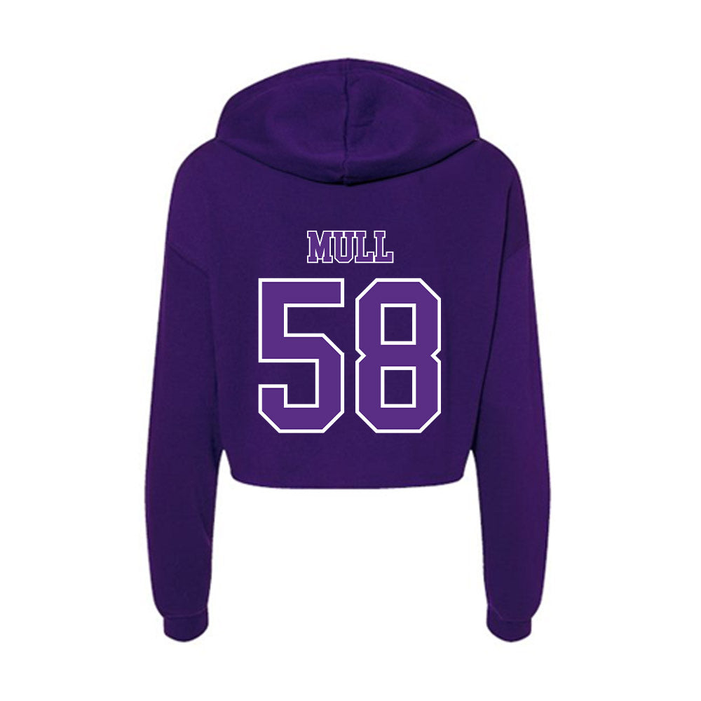 Central Arkansas - NCAA Football : Jamal Mull - Women's Crop Fleece Hoodie-1