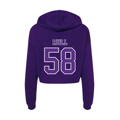 Central Arkansas - NCAA Football : Jamal Mull - Women's Crop Fleece Hoodie-1