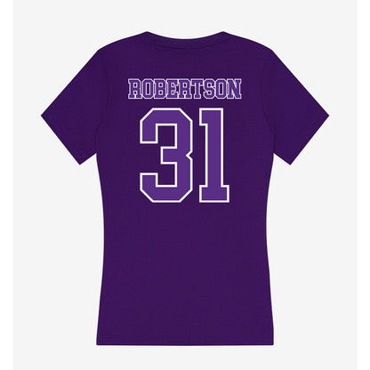 Central Arkansas - NCAA Softball : Emma Robertson - Women's V-Neck T-Shirt-1