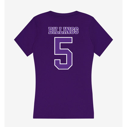 Central Arkansas - NCAA Women's Soccer : Caroline Billings - Women's V-Neck T-Shirt-1