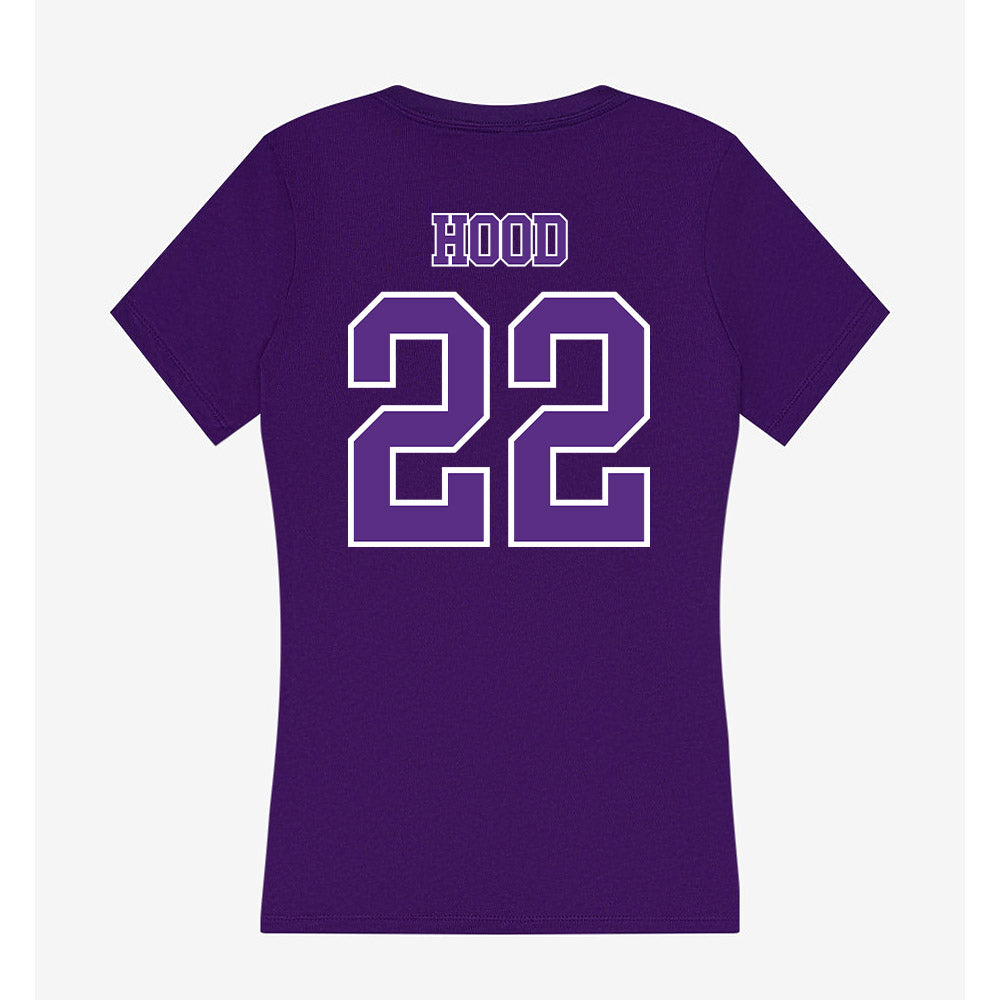 Central Arkansas - NCAA Softball : Lilly Hood - Women's V-Neck T-Shirt-1