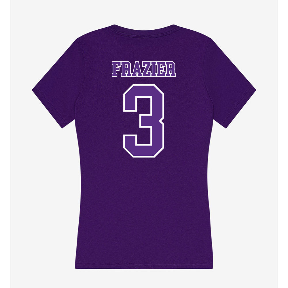 Central Arkansas - NCAA Women's Volleyball : Karlyn Frazier - Women's V-Neck T-Shirt-1