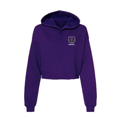 Central Arkansas - NCAA Women's Basketball : Cheyanne Kemp - Women's Crop Fleece Hoodie-0