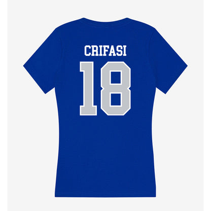 CCSU - NCAA Football : Joseph Crifasi - Women's V-Neck T-Shirt-1