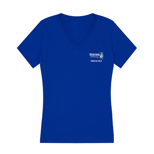CCSU - NCAA Women's Track & Field : Wenesha Stewart - Women's V-Neck T-Shirt-0
