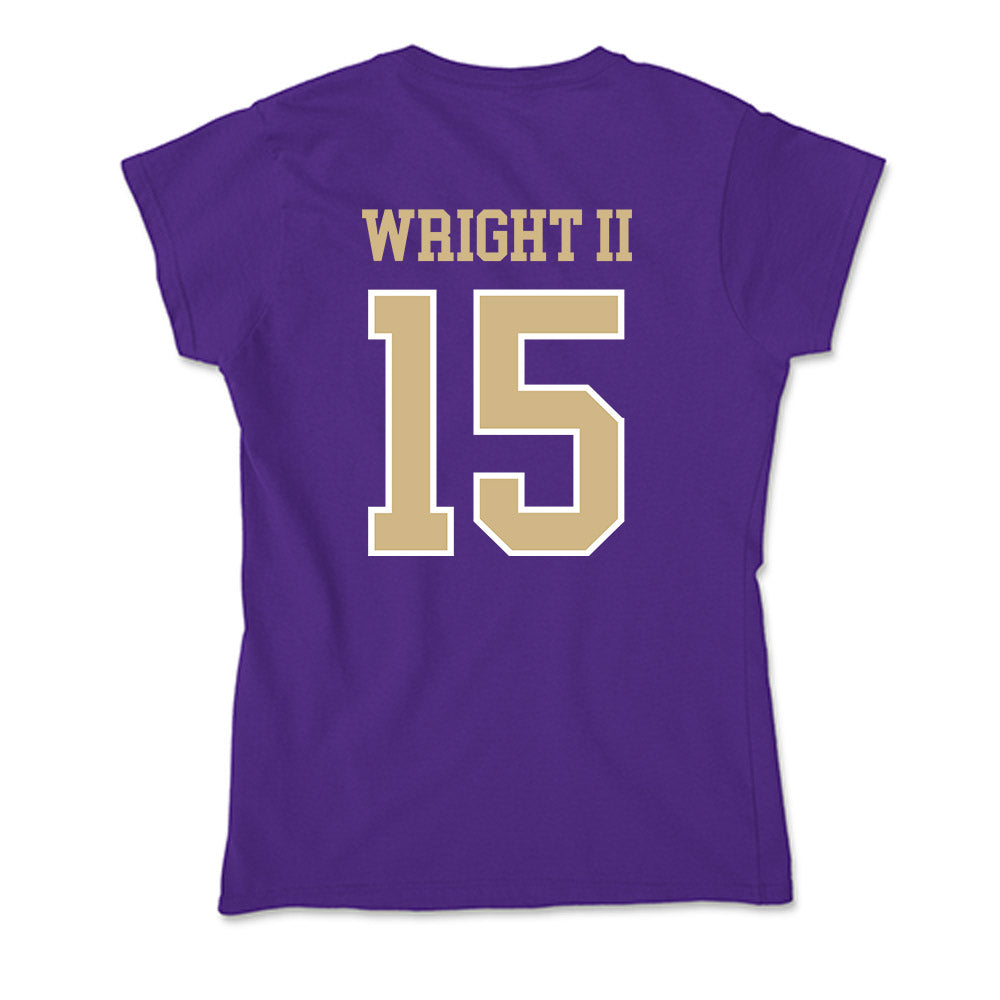 Washington - NCAA Football : Rahim Wright II - Soft Style Women’s T-Shirt-1