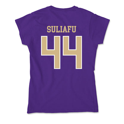 Washington - NCAA Women's Soccer : Kolo Suliafu - Soft Style Women’s T-Shirt-1