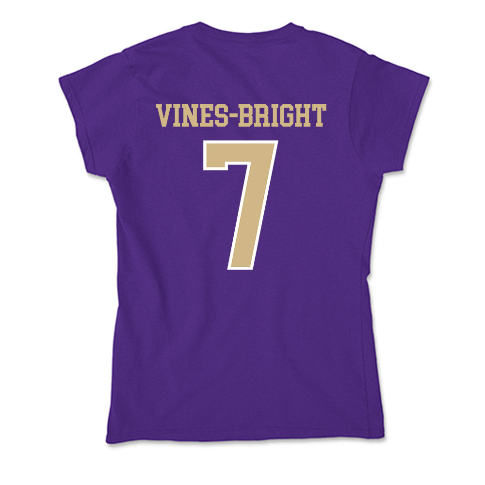 Washington - NCAA Football : Raiden Vines-Bright - Soft Style Women’s T-Shirt-1