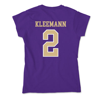Washington - NCAA Men's Soccer : Philip Kleemann - Soft Style Women’s T-Shirt-1