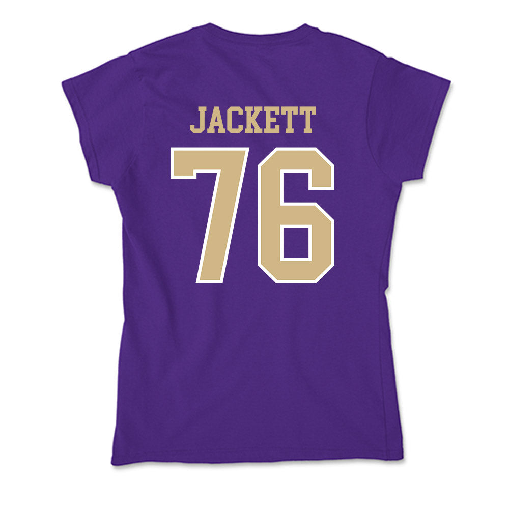 Washington - NCAA Football : Elishah Jackett - Soft Style Women’s T-Shirt-1