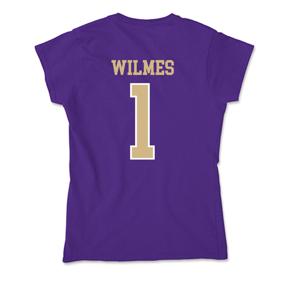Washington - NCAA Women's Volleyball : Audra Wilmes - Soft Style Women’s T-Shirt-1
