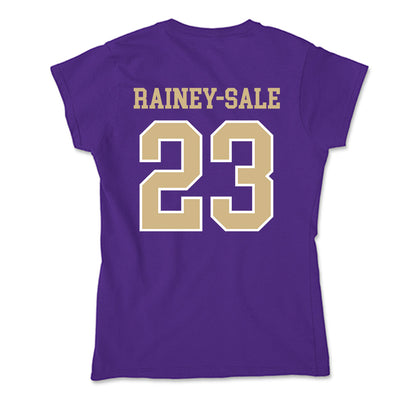 Washington - NCAA Football : Zaydrius Rainey-Sale - Soft Style Women’s T-Shirt-1