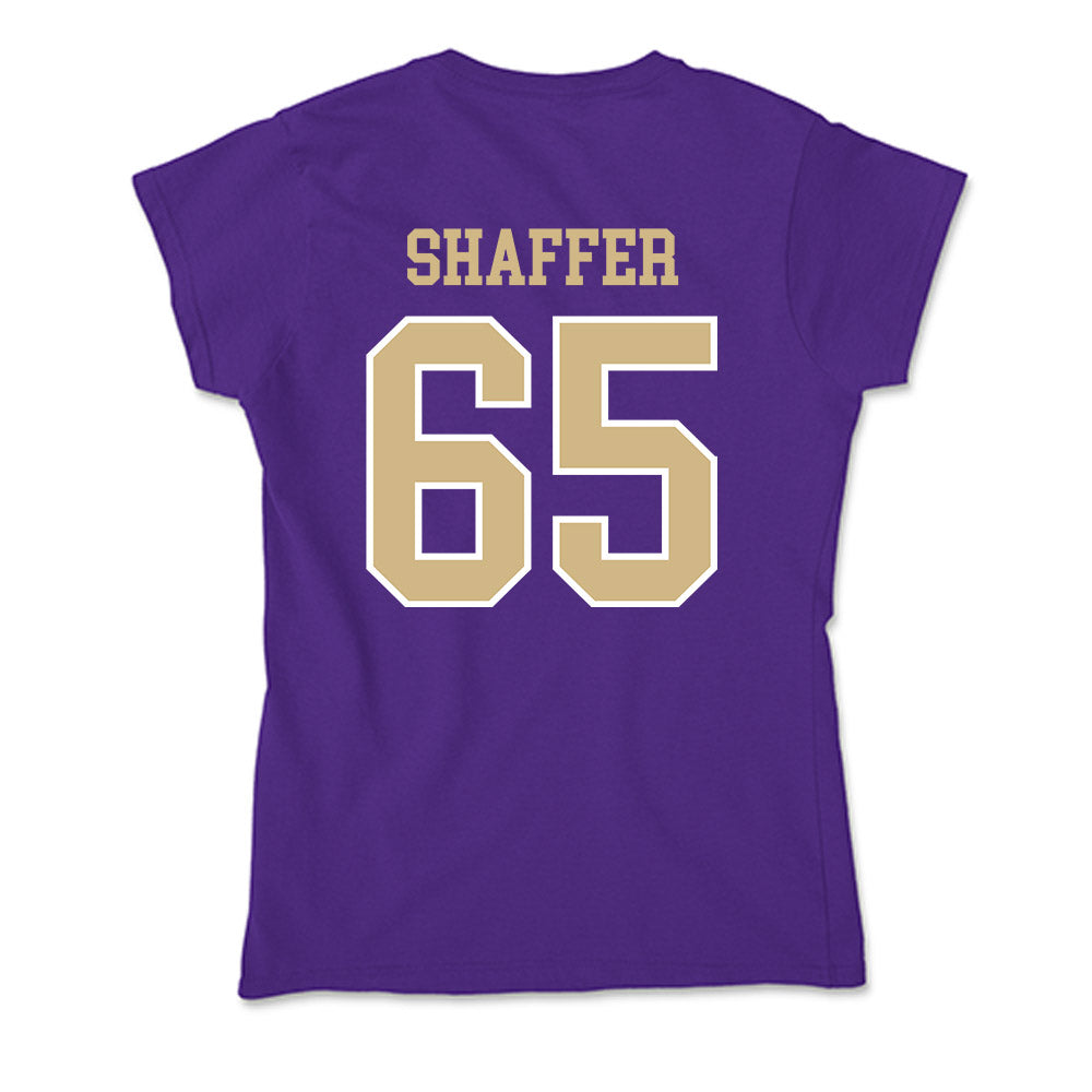 Washington - NCAA Football : Jack Shaffer - Soft Style Women’s T-Shirt-1