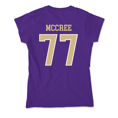 Washington - NCAA Football : Maximus McCree - Soft Style Women’s T-Shirt-1