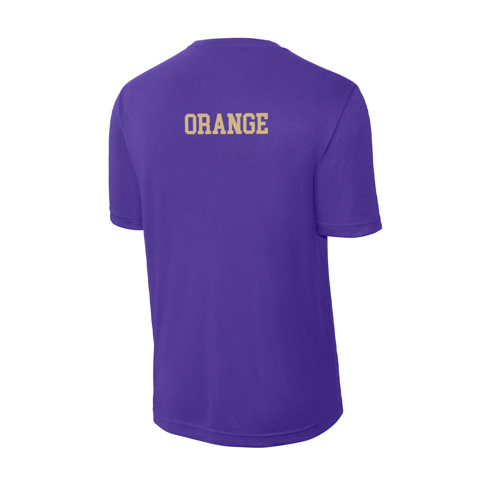 Washington - NCAA Women's Track & Field : Saydi Orange - Activewear T-Shirt-1