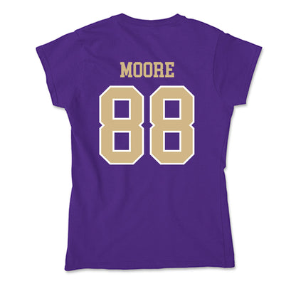 Washington - NCAA Football : Quentin Moore - Soft Style Women’s T-Shirt-1