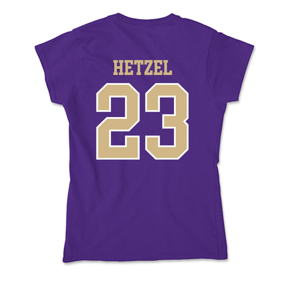 Washington - NCAA Softball : Ally Hetzel - Soft Style Women’s T-Shirt-1