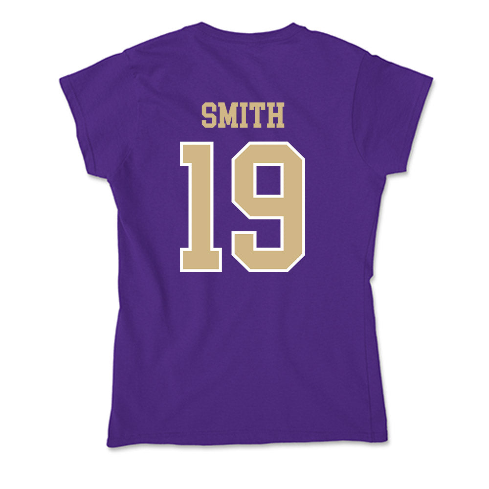 Washington - NCAA Football : Caleb Smith - Soft Style Women’s T-Shirt-1