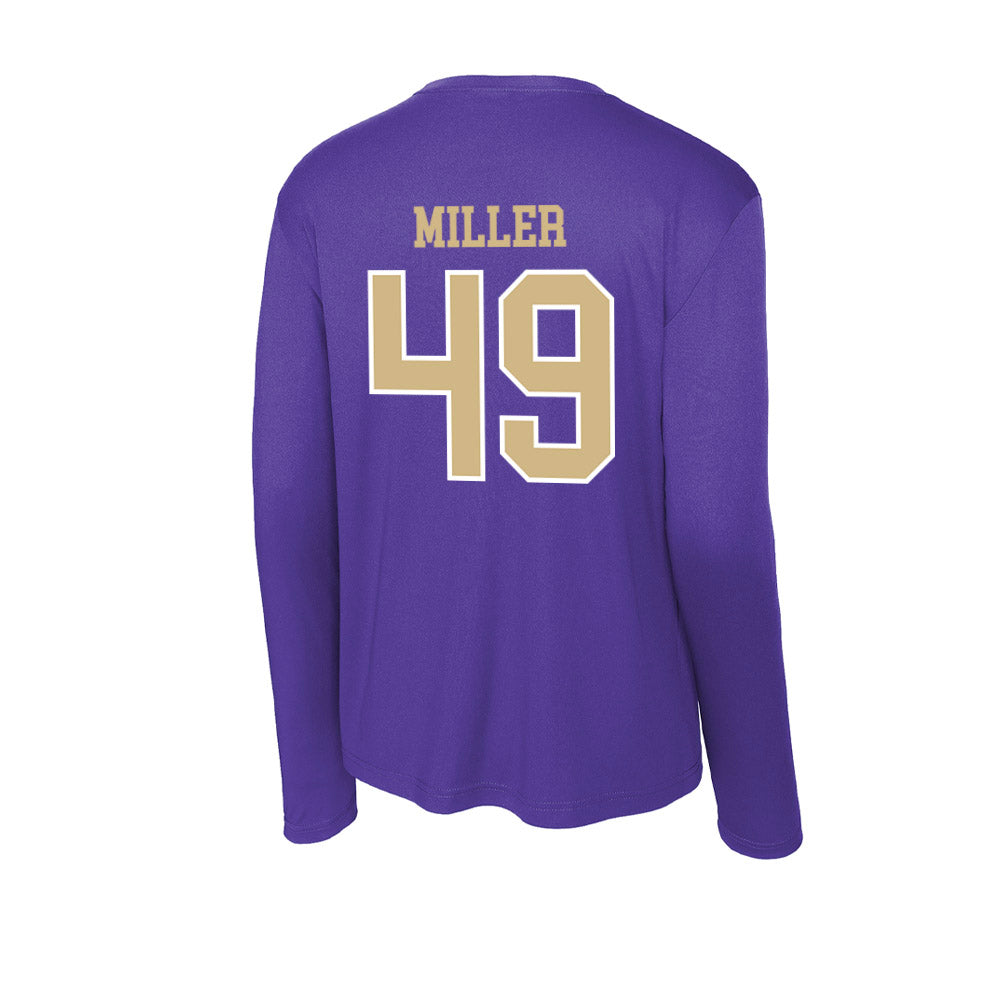 Washington - NCAA Football : Griffin Miller - Activewear Long Sleeve T-Shirt-1