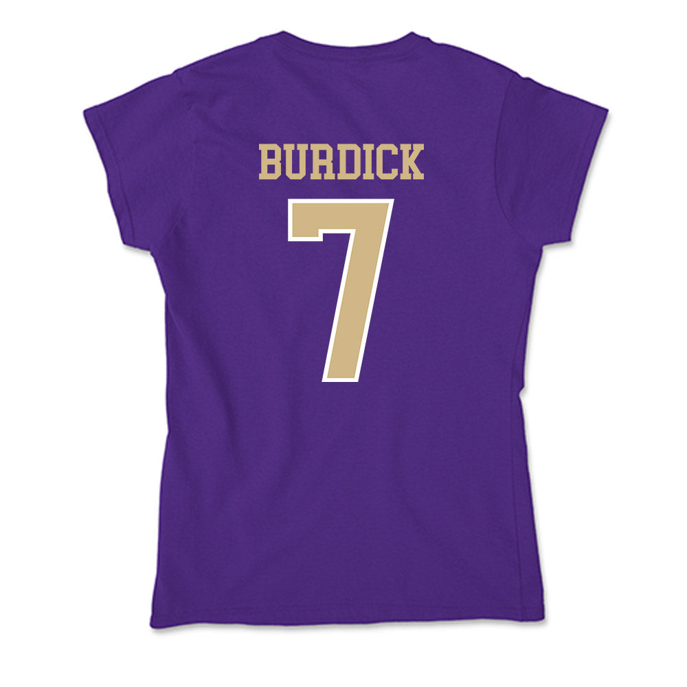 Washington - NCAA Softball : Kaycie Burdick - Soft Style Women’s T-Shirt-1