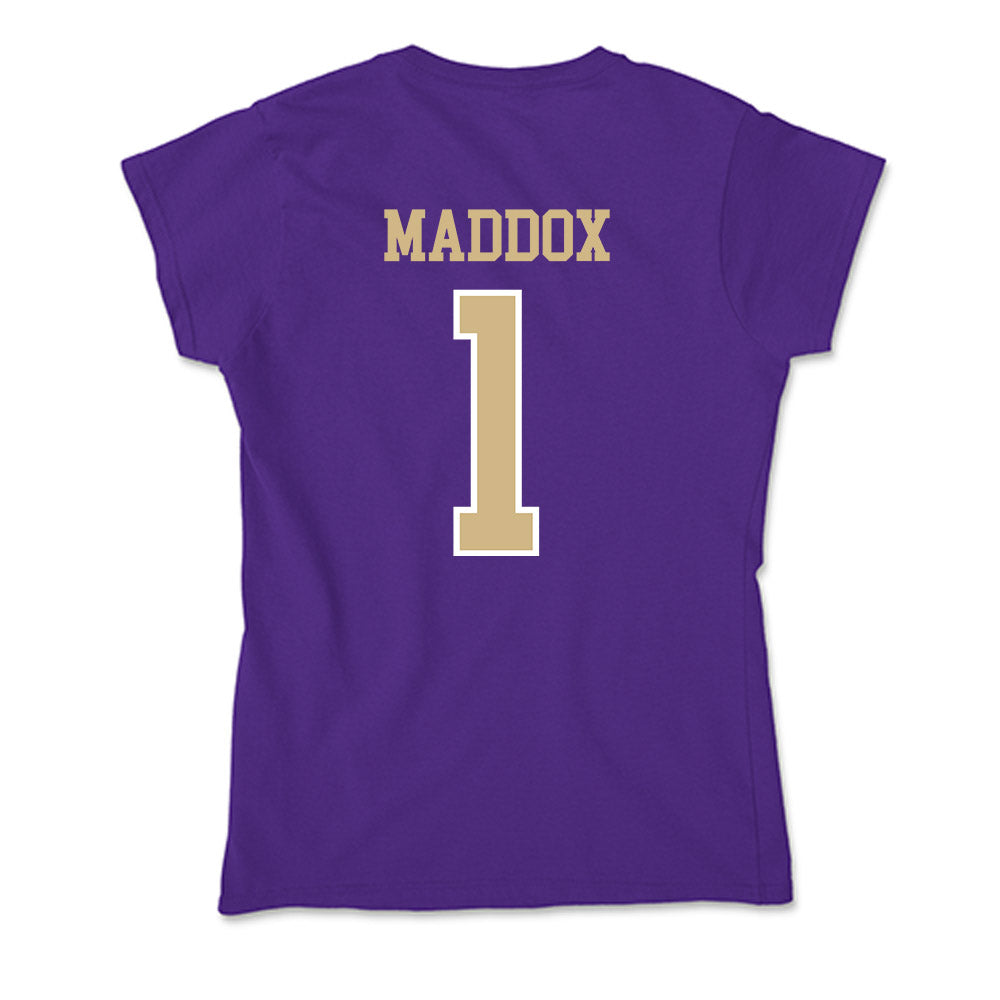 Washington - NCAA Softball : Ryan Maddox - Soft Style Women’s T-Shirt-1